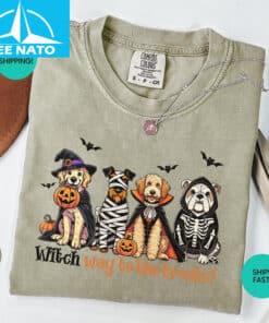 Cute Halloween Ghost Dog Shirt3