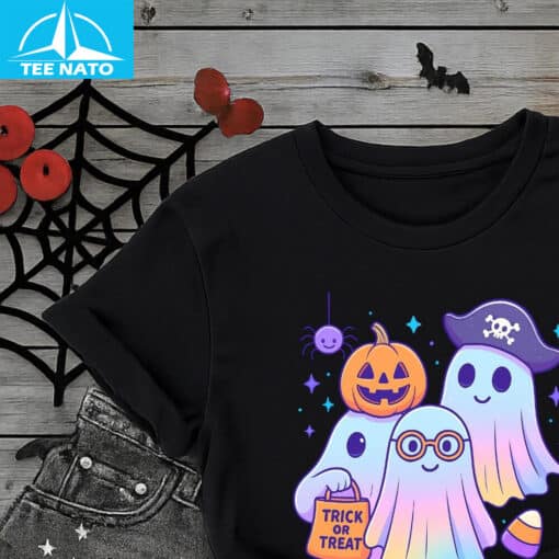 Cute Halloween Ghost Shirt - Image 3