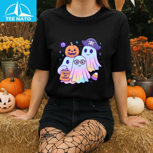 Cute Halloween Ghost Shirt - Image 4