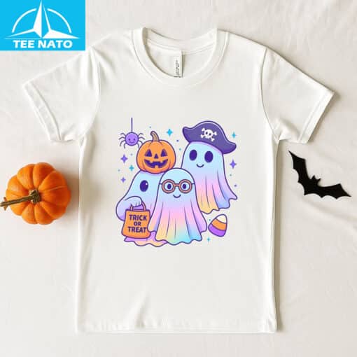 Cute Halloween Ghost Shirt - Image 5