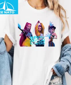 Cute Korean Girl Group Demon Hunters Graphic Shirt1