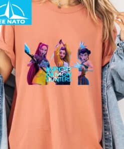 Cute Korean Girl Group Demon Hunters Graphic Shirt2
