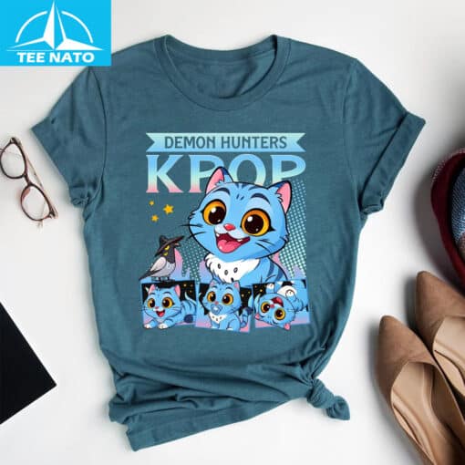 Cute Kpop Demon Hunters Shirt - Image 5