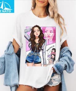 Cute Kpop Jisoo Comic Style Shirt