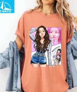 Cute Kpop Jisoo Comic Style Shirt3