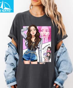 Cute Kpop Jisoo Comic Style Shirt4