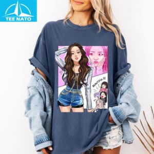 Cute Kpop Jisoo Comic Style Shirt5