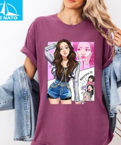 Cute Kpop Jisoo Comic Style Shirt7