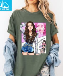 Cute Kpop Jisoo Comic Style Shirt8