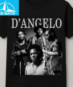 DAngelo Vintage Style RB Soul Music Collage Shirt2