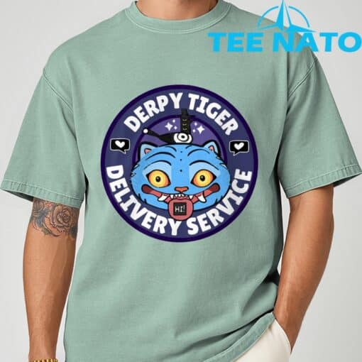 Derpy Tiger Kpop Demon Hunter T Shirt - Image 3