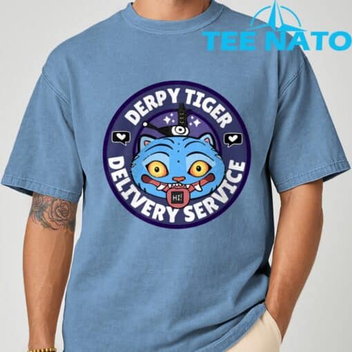 Derpy Tiger Kpop Demon Hunter T Shirt - Image 4