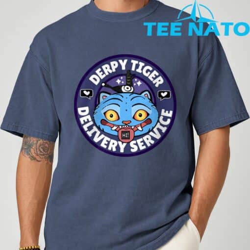 Derpy Tiger Kpop Demon Hunter T Shirt - Image 5