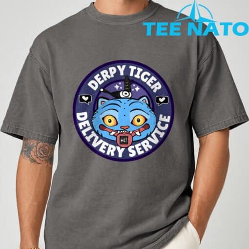 Derpy Tiger Kpop Demon Hunter T Shirt - Image 7