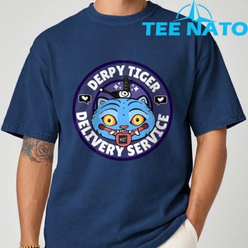 Derpy Tiger Kpop Demon Hunter T Shirt - Image 9