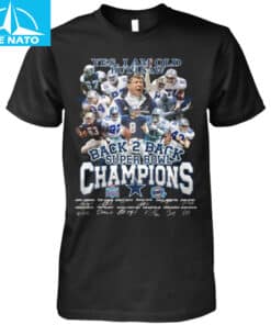 Dallas Cowboys Back 2 Back Super Bowl Champions Shirt