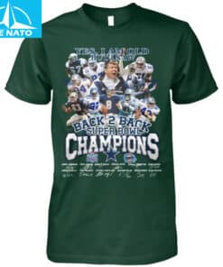 Dallas Cowboys Back 2 Back Super Bowl Champions Shirt2