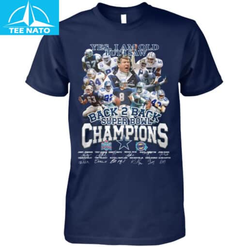 Dallas Cowboys Back 2 Back Super Bowl Champions Shirt - Image 4