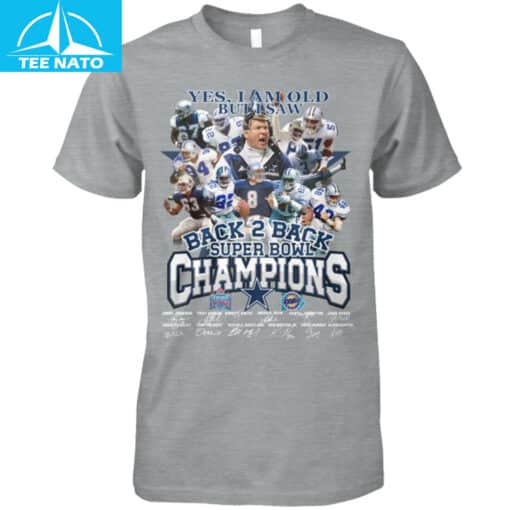 Dallas Cowboys Back 2 Back Super Bowl Champions Shirt - Image 5