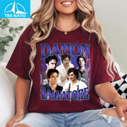 Damon Salvatore Vintage Shirt - Image 3