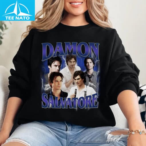 Damon Salvatore Vintage Shirt - Image 5