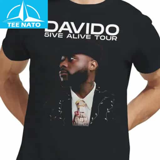 Davido 5Ive Alive Tour Shirt - Image 4