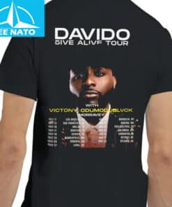 Davido 5Ive Alive Tour Shirt2