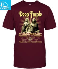 Deep Purple 57th Anniversary 1968 2025 Thank You For The Memories Band Shirt3
