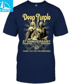 Deep Purple 57th Anniversary 1968 2025 Thank You For The Memories Band Shirt4