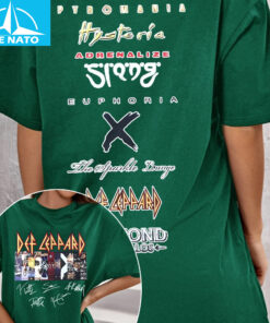 Def Leppard Album Titles Band Graphic Shirt4
