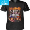 Def Leppard Guitar Band Photo Graphic Shirt