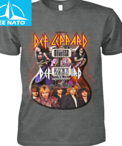 Def Leppard Guitar Band Photo Graphic Shirt1