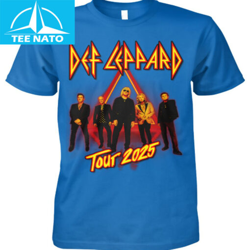 Def Leppard Tour 2025 Band Graphic Shirt - Image 4