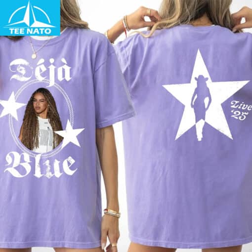 Déjà Blue Cowboy Carter Tour Shirt - Image 3