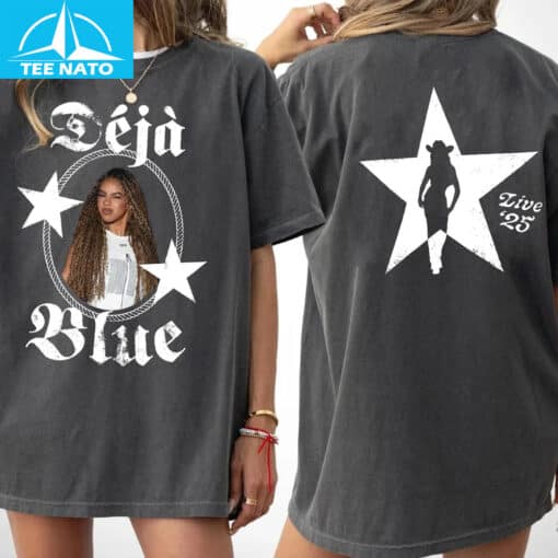 Déjà Blue Cowboy Carter Tour Shirt - Image 5
