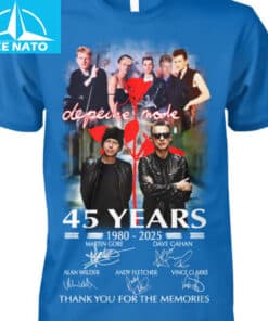 Depeche Mode 45 Years 1980 2025 Thank You For The Memories Band Shirt3