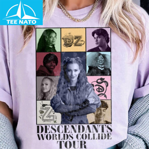 Descendants Worlds Collide Tour 2025 Shirt - Image 4
