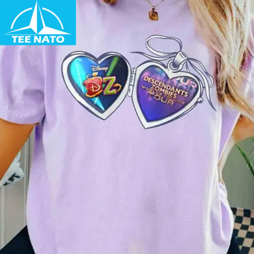 Descendants Zombies Worlds Collide Tour Locket Shirt - Image 4