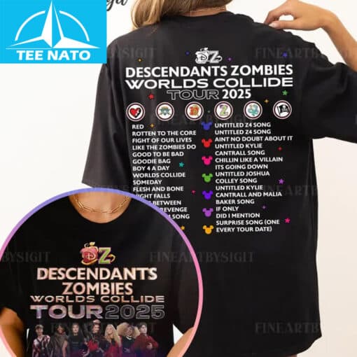 Descendants Zombies Worlds Collide Tour Shirt