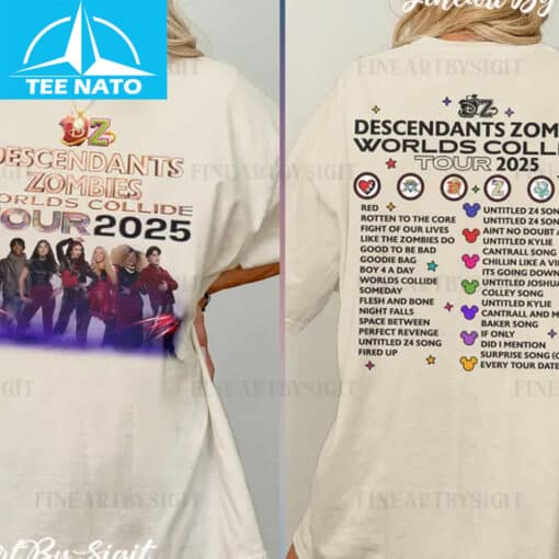 Descendants Zombies Worlds Collide Tour Shirt - Image 4