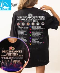 Descendants Zombies Worlds Collide Tour T-shirt