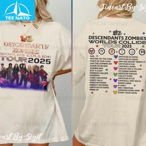 Descendants Zombies Worlds Collide Tour T-shirt - Image 3