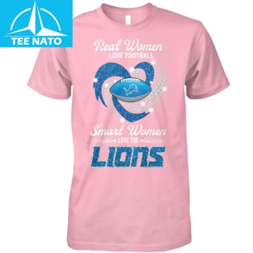 Detroit Lions Real Women Love Football Shirt - Image 3