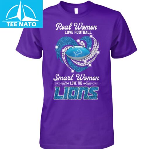 Detroit Lions Real Women Love Football Shirt - Image 4