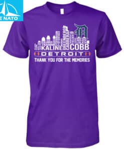Detroit Tigers Baseball Legends Thank You For The Memories Shirt4