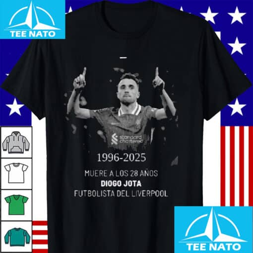 Diogo Jota 1996-2025 Liverpool Footballer Tribute Shirt - Image 2