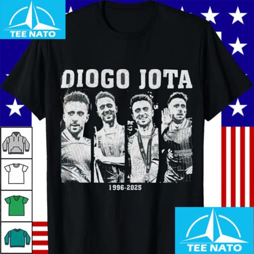 Diogo Jota 1996-2025 Player Collage Shirt - Image 4