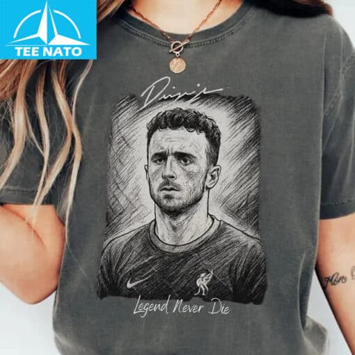 Diogo Jota 20 Forever In Out Hearts T-Shirt