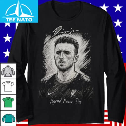 Diogo Jota 20 Forever In Out Hearts T-Shirt - Image 3