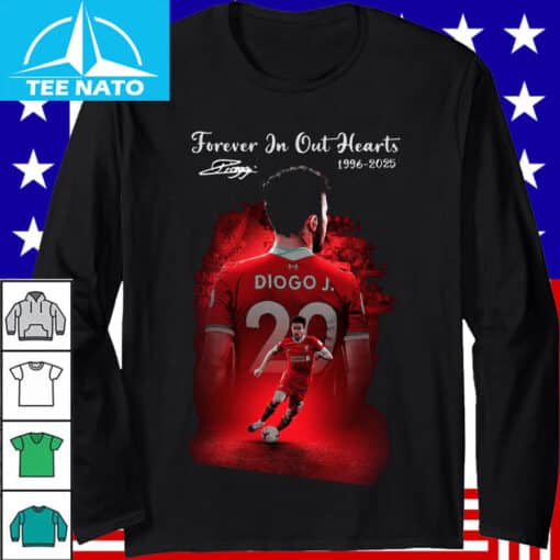 Diogo Jota Forever In Our Hearts 1996-2025 Tribute Shirt - Image 3